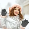 Fietshandschoenen Elektrisch verwarmd Warm Winterscherm Touch Unisex Verdikte pols Handwarmer Voor wandelen Vissen Skiën en klimmen