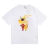 Los Angeles Rhude été Harajuku rue Hip Hop lettre impression bas haut ample à manches courtes T-shirt