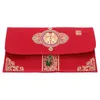 Present Wrap Purses Wedding Red Packet Money Envelope Engagement levererar kinesiska brokadkuvert