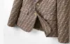 Luxe Heren Blazers Bovenkleding Hoge Kwaliteit Casual Gedrukt Vol Letters Mode Revers Polo Colloar Jassen Oversized 3XL