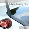 Other Exterior Accessories 14/19/30Mm Rubber Car Seals Edge Sealing Strips Roof Windshield Sealant Protector Window Seal Sound Insatio Otlht