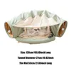 Engraçado gato túnel cama dobrável crinkle pet tenda gatinho filhote de cachorro furões coelho brinquedos interativos 2 buracos túnel pet ninho de gato t200229237s