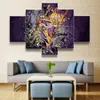 wall painting Canvas Print Basketball player 5 Pieces Pictures Modern Wall Art Painting Home Decorative Modular236g