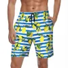 Мужские шорты Купальники Kiwi Fruit Gym Summer Green Fruits Y2K Funny Board Short Pants Мужская спортивная одежда на заказ Быстросохнущие плавки