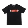 T-shirt Vlone Big "V" Tsgirtmen's / Pary damskie Casual Fashion Trend High Street Loose Hip-Hop100% bawełniana koszulka okrągła okrągła szyja rozmiar S-xl 1531