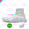 Buty designerskie buty do biegania platforma mężczyźni męska kobieta błyszcząca dzianina prędkość 2.0 1.0 Trainer Runner Socker Shut Fajny mistrz Emed Women Sneakers Botki 776