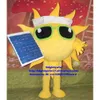 Mascot Costumes Sun with Solar Panel Mascot Costume Adult Cartoon Character Outfit Family Spiritual Activities Soliciting Business Zx1151