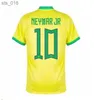 Fans toppar 2024 Brasils jr. Soccer Jersey Brasil National Team P.Coutinho Home Kids Kit L.Paqueta Pele Marcelo Football Shirt Uniformh240312