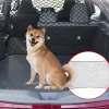 Transportörer hundbärare barriär bilsäkerhet nät för hundar rese tillbehör baksitt hundbärare barriär bil mesh hundar skyddare husdjur produkt