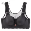 Soutien-gorge sous-vêtements dentelle grande tasse goutte femme grand brassière anneau en acier sans livres ultra-minces de grosse soeur pousser