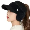 Cappelli Cappello di lana ispessita lavorata a maglia 2024 Autunno/Inverno Hollow Fashion Freeze Ear Style Sport Protezione antivento Anti versatile per G6W9