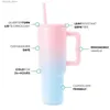Mugs 40oz Cup Tumbler with Handle Insulated Cup Lid Straw Stainless Steel Coffee Termos Cup second generation L240312