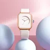 Armbanduhren 2024 Top Marke Platz Frauen Armband Uhren Vertraglich Leder Kristall Kleid Damen Quarzuhr Dropshiping