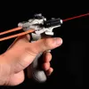Élingues de chasse de tir en plein air de haute précision, catapulte en résine à visée Laser utilisant un élastique plat 244j