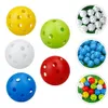 50 datorer Golf Practice Ball Balls Golfing For Training Inhoor Hollow-Out Plastic Colored 240301