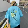 220g半袖Tシャツメンズピュアコットンサマーラウンドネックハーフサイズの服