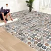 Thothen Floor Sticker Kök oljebeständigt självhäftande badrum golvmallplattor Ren slitbeständiga PVC-klistermärken 211124266A