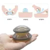 Massager 7/9st Cupping Therapy Set Transparent Anti Cellulite Cup Silicone Massage Cups Vakuumsugningskoppar Ansiktskroppsmassager svart