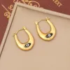 New Jewelry Geometry Stainless Steel Personalized Eyes Earstuds Minimalist Earrings E476
