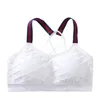 Camisoles & Tanks Sexy Thin Cross Seamlessly Wrapped Chest Outside Underwear Breast Pads Exercise Bra High Quality Vest