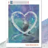 Evershine 5d Diamond Målning Full Drill Square Heart Diamond Mosaic broderi Landscape Cross Stitch Home Decor224o