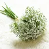 16st Artificial Flowers Baby's Breath Fake Flower Gypsophila For Wedding Home Fall Decoration Plastic Flowers Bouquet Y0104216K