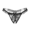 Lace Bikini Sexy Women's B G-Strings Transparent Thongs Underwear Female Erotic Lingerie Pearls Thong G String Briefs Panties For Sex ikini riefs