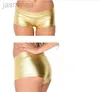 Damen-Shorts Heiße Verkäufe!Sexy glänzende kurze Hose elastische Ledershorts ldd240312