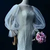 Manches de protection blanc manches détachables couverture de bras de mariage décorer respectueux de la peau manches longues couverture de bras photographie décor pour femme L240312
