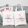 Spersonalizowana torba na ramię ślubną Marek Honor Niestandardowe torebka Bridal Bachelorette Party Prezenty Bride Bridesmaid TOTE Bags 240309