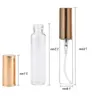 Partihandel 5 ml Pocket Atomizer Spray Bottles Mini Tom Clear Glass Parfym Bottle For Cosmetics Packing 1000pcs Lots Ivoau