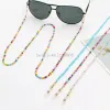 Color Mixed Rice Bead Eyeglasses Chains Plastic Beading Eyewear Sunglasses Chain Anti Drop Mask Links Wholesale