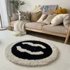 Cobertor de cabeceira entrada francesa designer reunindo à prova de frio quente quarto cama cobertores casa absorvente antiderrapante tufos tapete de mesa