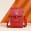 Avondtassen Portemonnee Telefoon Eenvoudig Munt Multifunctionele Vrouwelijke Mode Trend Tas Transparant Dames Scherm Touch Crossbody