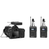 Mikrofonlar Boya Bywm8 tarafından WM8 Pro K1 K2 K3 K4 K7 UHF PC DSLR video kamera için iPhone için Çift Kablosuz Mikrofon Sistemi Mikrofonu