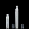 5ml 10ml Buzlu Plastik Atomizer Tüpü Boş Doldurulabilir Mat Koku Parfüm Koku Seyahat İçin Örnek Sprey Şişeler 017oz 034oz OJCTS Iruv