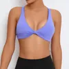 Yoga-outfit Dames sportbeha Hoge ondersteuning Impact Fitness Gym Hardloopondergoed Top Workout-kleding Push-up gewatteerde activewear