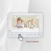 Intercom Nieuwe video -intercom voor Home Wired Video -deurmone met 7 "HD Color Monitor Deurbelondersteuning Ontgrendeltoegangscontrolesysteem