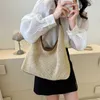 High Capacity Women's Bag Handwoven Grass Woven Handbag Tote Fashionable and Versatile