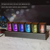 Relógios de mesa led relógio parede design moderno acessórios decoração para sala estar relógio eletrônico nixie quarto digital diy247j