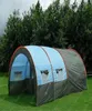 Sälj som kakor stämmer 510 personer Familjen Camping Vandring Party Large Tents 2 Room 1 Hall Waterproof Tunnel Tent Event T6994571