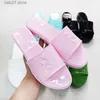 Slippers dame Designer Slipper Hotel zomer strand Leerfabriek Luxe sandaal Damesschoen DHgate zwart roze schoenen heren Sandalen dubbele Trainers SandalH240312