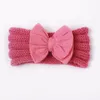 Hair Accessories 1pcs Warm Baby Headband Soft Wool Girl Bands Born Children Headwraps Bow Turban