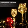 Strängar marknadsföring! 20 Pack LED Fairy Lights Battery Operated 3,3ft Copper Wire Warm White Firefly Jar Waterproof