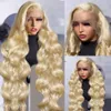 Hairinside 30 38 Inch 613 Honey Blonde Body Wave 13x6 Lace Frontal Wig Brazilian Remy 13x4 Lace Front Human Hair Wigs for Women