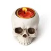 Piccola cranio Poscauli Cancellaio Porta candele Stampi vasso di vaso di argilla in silicone Stampo per la pentola in resina in cemento 210722286D