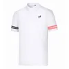 Abbigliamento da golf Primavera/Estate Camicia POLO da uomo nuova per sport all'aria aperta a contrasto di colore Asciugatura rapida e traspirante T-shirt a maniche corte alla moda casual