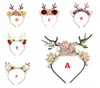 Baby Girl Deer Flower Hair Sticks Kids Girl Birthday Party Headwear Children Christmas New Year Hair 6Styles3081419