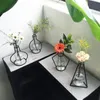 Novo estilo retro linha de ferro flores vaso metal planta titular moderno sólido decoração para casa estilos nórdicos ferro vase282u