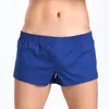 Sous-vêtements Sous-vêtements Hommes Boxers Sexy Couleur Pure Boxer Vêtements Shorts Renflement Respirant